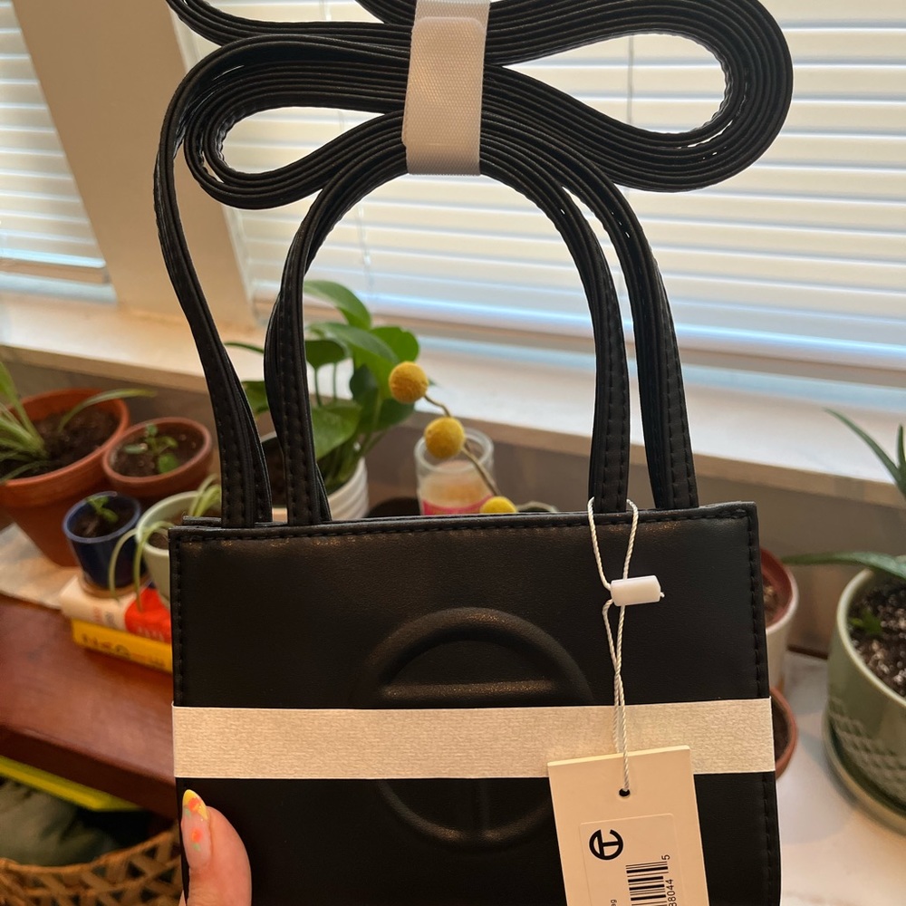 Telfar Black Small Shopping Bag